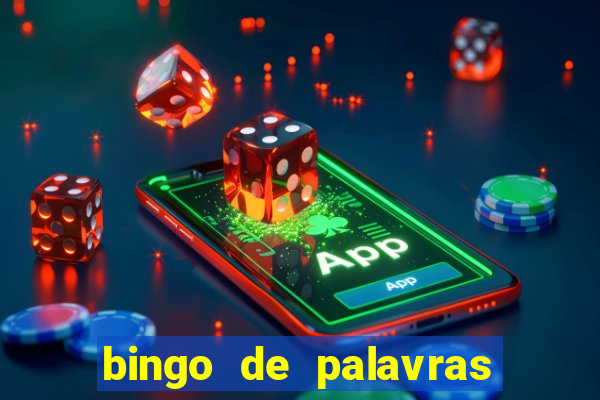 bingo de palavras cha de bebe